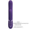 PRETTY LOVE - PERLITA VIBRADOR PUNTO G 3 EN 1 MULTIFUNCIÓN MORADO