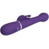 PRETTY LOVE - DEJON VIBRADOR RABBIT 3 EN 1 MULTIFUNCIÓN MORADO