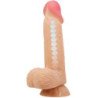 PRETTY LOVE - SERIE DE PIEL DESLIZANTE DILDO REALISTA CON VENTOSA DE PIEL DESLIZANTE DE 20,6 CM