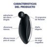 SATISFACTOR - SPOT ON 2 VIBRADOR DE APOYO NEGRO