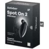 SATISFACTOR - SPOT ON 2 VIBRADOR DE APOYO NEGRO