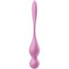 SATISFYER - LOVE BIRDS BOLAS KEGEL VIBRADORAS ROSA