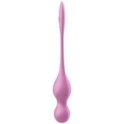 SATISFYER - LOVE BIRDS BOLAS KEGEL VIBRADORAS ROSA