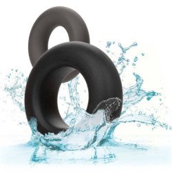 CALEXOTICS - ALPHA PROLONG JUEGO DE 2 ANILLOS GRISES