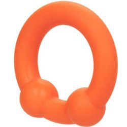CALEXOTICS - ARO DE DOBLE BOLA ALPHA NARANJA