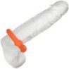 CALEXOTICS - ARO DE DOBLE BOLA ALPHA NARANJA