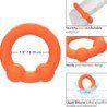 CALEXOTICS - ARO DE DOBLE BOLA ALPHA NARANJA