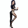 CHILIROSE - CR 3654 TOP Y LEGGINGS NEGRO S/M