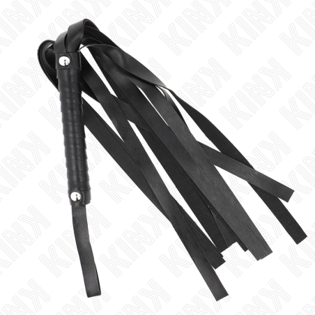 LÁTIGO DE COLA ANCHA NEGRO KINK - 48,5 CM