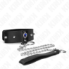 KINK - COLLAR DE 65 CM CON CORREA CON DIAMANTES AZULES AJUSTABLE DE 36-43 CM X 5 CM