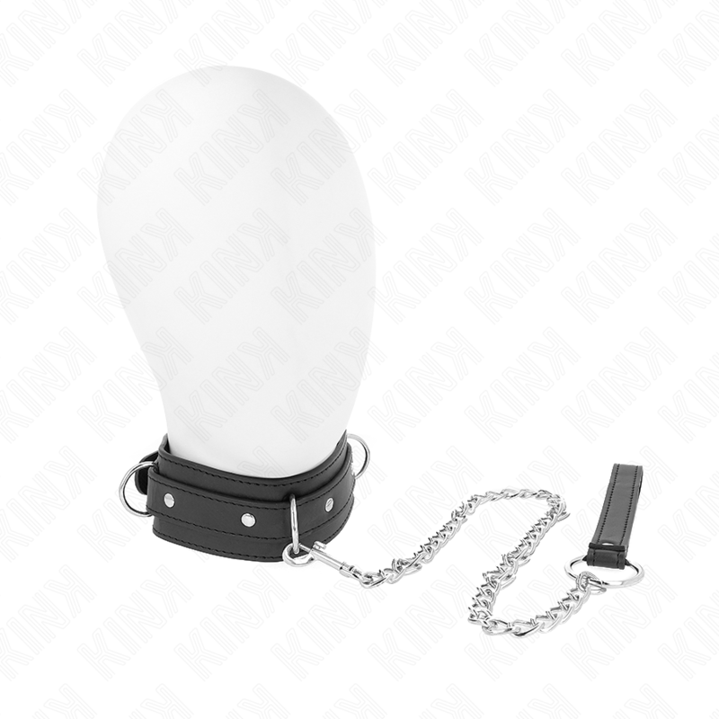 KINK - COLLAR CON CORREA 65 CM MODELO DE 3 ANILLOS 1 AJUSTABLE 38-49 CM X 5 CM