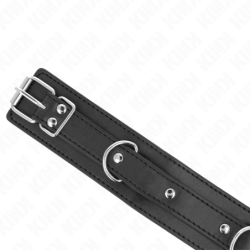 KINK - COLLAR CON CORREA 65 CM MODELO DE 3 ANILLOS 1 AJUSTABLE 38-49 CM X 5 CM