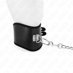 KINK - COLLAR DE 65 CM CON CORREA ANCHA AJUSTABLE DE 40-55 CM X 10 CM