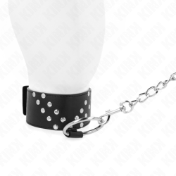 KINK - COLLAR CON CINTURÓN DE 65 CM CON REMACHE EN V AJUSTABLE DE 36 A 43 CM X 5 CM