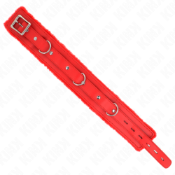 KINK - COLLAR CON CORREA 65 CM CON RESTRICCIONES ROJO 36-42 CM X 5.5 CM