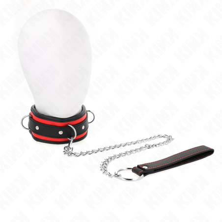 KINK - COLLAR PESADO CON CINTURÓN DE 65 CM, MODELO 2, AJUSTABLE DE 36,5 A 50 CM
