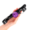 KINK - BOLA TRANSPIRABLE DE 4 CM CON DOBLE REMACHE MORADO 62,5 x 2,5 CM AJUSTABLE 42-58 CM