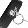 KINK - COLLAR DE 65 CM CON CORREA Y REMACHES PLATEADOS MODELO 2 AJUSTABLE 36-43 CM X 5 CM