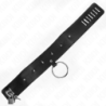KINK - COLLAR DE 65 CM CON CORREA Y REMACHES PLATEADOS MODELO 2 AJUSTABLE 36-43 CM X 5 CM