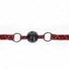 KINK - BOLA CON DISEÑO DE DIAMANTE DE 4,5 CM, MODELO DE MORDAZA 2, 64,5 CM, AJUSTABLE DE 42 A 60 CM