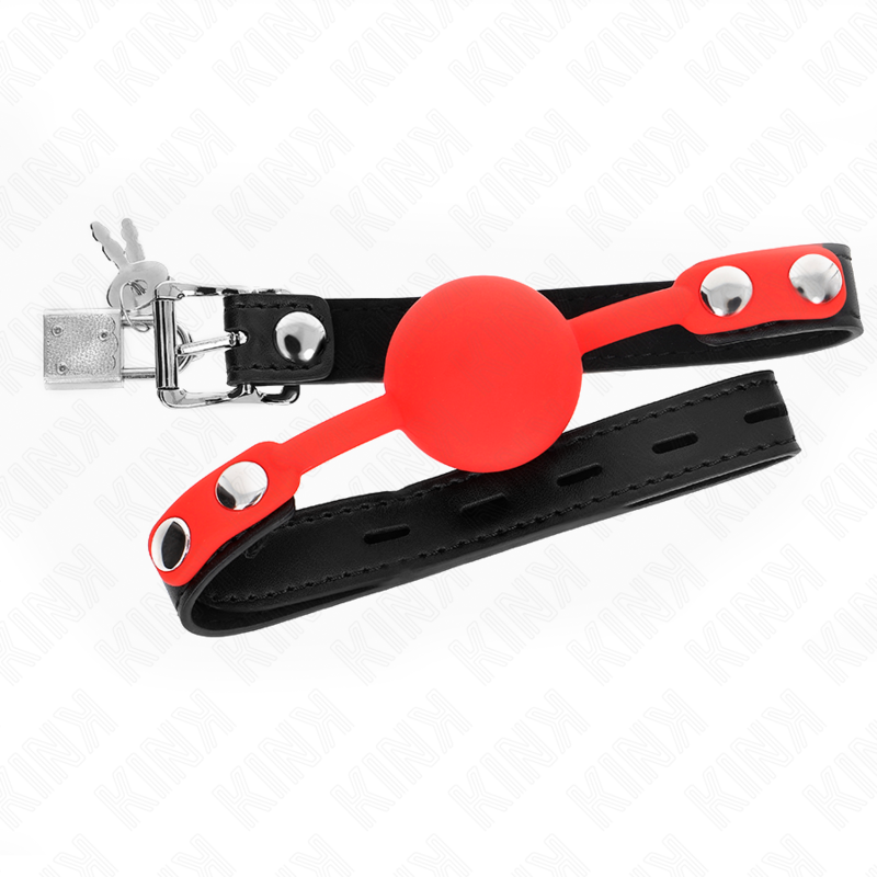 KINK - BOLA DE SILICONA DE 4 CM CON CIERRE 60 x 2 CM