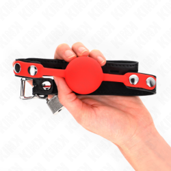KINK - BOLA DE SILICONA DE 4 CM CON CIERRE 60 x 2 CM