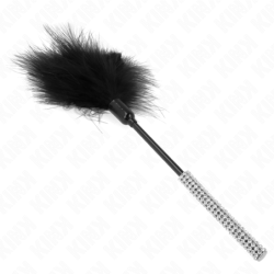 KINK - PLUMAS PARA COSQUILLAS CON MANGO DE PEDRERÍA 27 CM