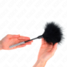 KINK - PLUMAS PARA COSQUILLAS CON MANGO DE PEDRERÍA 27 CM