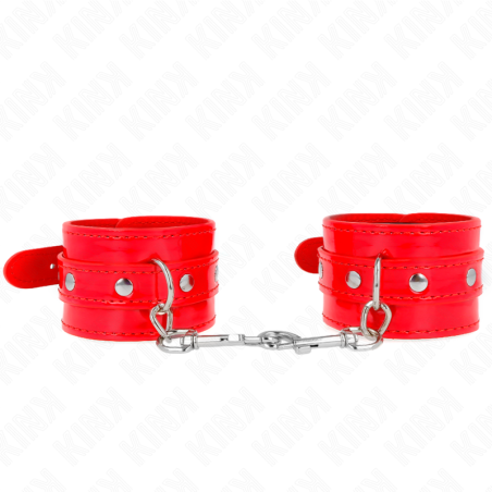 KINK - ESPOSAS BRILLANTES ROJAS AJUSTABLES DE 23 A 33 CM