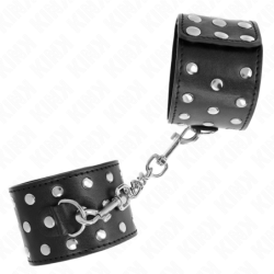 SUJETADORES DE MUÑECA KINK - PUNK AJUSTABLES 19-24 CM X 5,5 CM