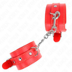 KINK - SUJECIONES DE MUÑECA FINAS ROJAS AJUSTABLES 21-33 CM