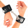 KINK - SUJECIÓN DE MUÑECA MULTIPOSICIÓN CON CIERRE DE CANDADO NEGRO AJUSTABLE 16-23 CM X 5,5 CM