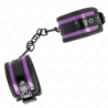 KINK - SUJECIONES DE MUÑECA DE NEOPRENO COLOR MORADO CLARO AJUSTABLES 21-28 CM X 5 CM