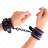 KINK - SUJECIONES DE MUÑECA DE NEOPRENO COLOR MORADO CLARO AJUSTABLES 21-28 CM X 5 CM