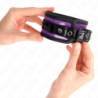KINK - SUJECIONES DE MUÑECA DE NEOPRENO COLOR MORADO CLARO AJUSTABLES 21-28 CM X 5 CM