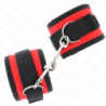 KINK - SUJECIÓN DE MUÑECA DE NYLON CON CIERRE DE VELCRO, MODELO ROJO-NEGRO 2, AJUSTABLE DE 18 A 35 CM X 6 CM