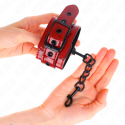 KINK - ESPOSOS DE MUÑECA ROJO OSCURO 23 X 5 CM