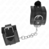 KINK - SUJECIONES DE MUÑECA SENCILLAS NEGRAS AJUSTABLES 20-23 CM X 5,5 CM