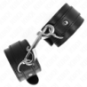 KINK - SUJECIÓN DE MUÑECA - FILA DE REMACHES SIMPLE NEGRO AJUSTABLE 17-28 CM X 5 CM