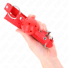 KINK - BOLA TRANSPIRABLE DE 4 CM CON DOBLE REMACHE MODELO 1 ROJO 62,5 x 2,5 CM AJUSTABLE 42-58 CM