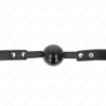 KINK - BOLA DE TPE SUAVE DE 4 CM, MODELO DE MORDAZA 3, 60 x 2 CM, AJUSTABLE DE 37 A 52 CM