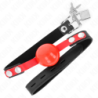 KINK - BOLA DE TPE SUAVE DE 4 CM, MODELO DE MORDAZA 4, 60 x 2 CM, AJUSTABLE DE 37 A 52 CM