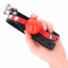 KINK - BOLA DE TPE SUAVE DE 4 CM, MODELO DE MORDAZA 4, 60 x 2 CM, AJUSTABLE DE 37 A 52 CM
