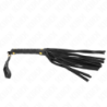 KINK - MINI látigo de gamuza negra de 30 cm