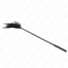 FETICHISMO - MÚLTIPLES PLUMAS NEGRAS PARA COSQUILLAS 45 CM