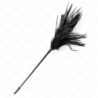 FETICHISMO - MÚLTIPLES PLUMAS NEGRAS PARA COSQUILLAS 45 CM