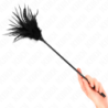 FETICHISMO - MÚLTIPLES PLUMAS NEGRAS PARA COSQUILLAS 45 CM