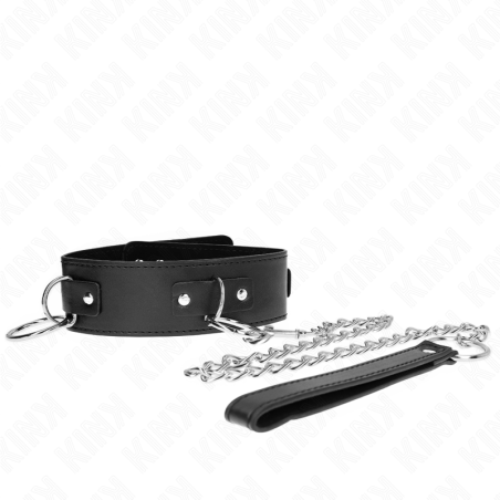 KINK - COLLAR CON CORREA 65 CM MODELO DE 3 ANILLAS 2 AJUSTABLE 36-43 CM X 5 CM
