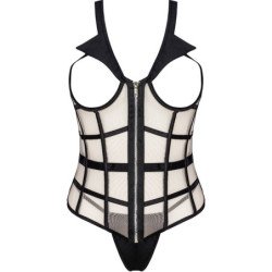 LIVCO CORSETTI FASHION - LAURA LC 20215 CORSET + TANGA S/M
