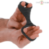 INTENSO - ANILLO PARA PENE DE SILICONA DOBLE THEO, MODELO NEGRO 3